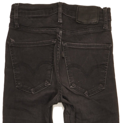 Levi's Mile Women Black Skinny Slim Stretch Jeans W25 L29