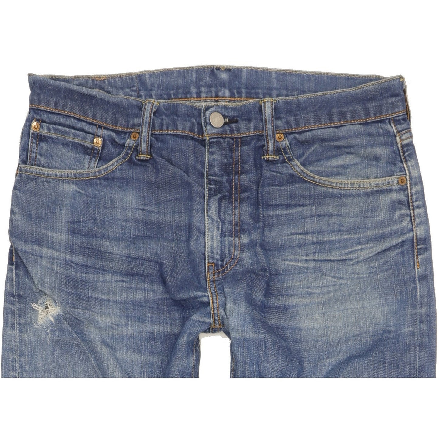 Levi's 508 Men Blue Straight Slim Stretch Jeans W33 L31