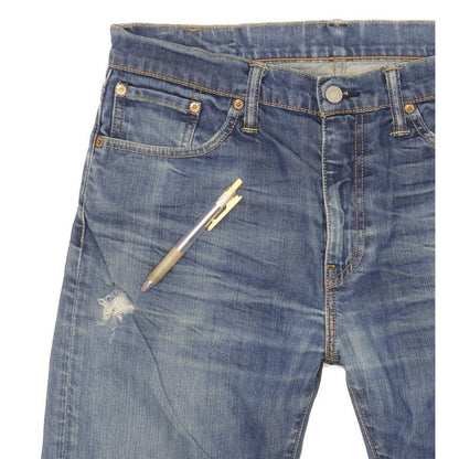 Levi's 508 Men Blue Straight Slim Stretch Jeans W33 L31