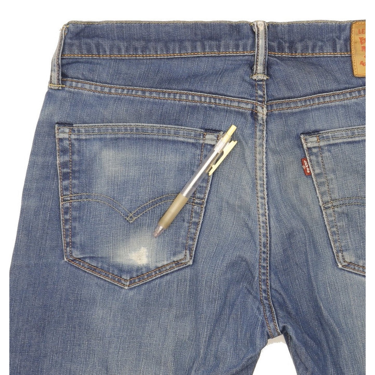 Levi's 508 Men Blue Straight Slim Stretch Jeans W33 L31