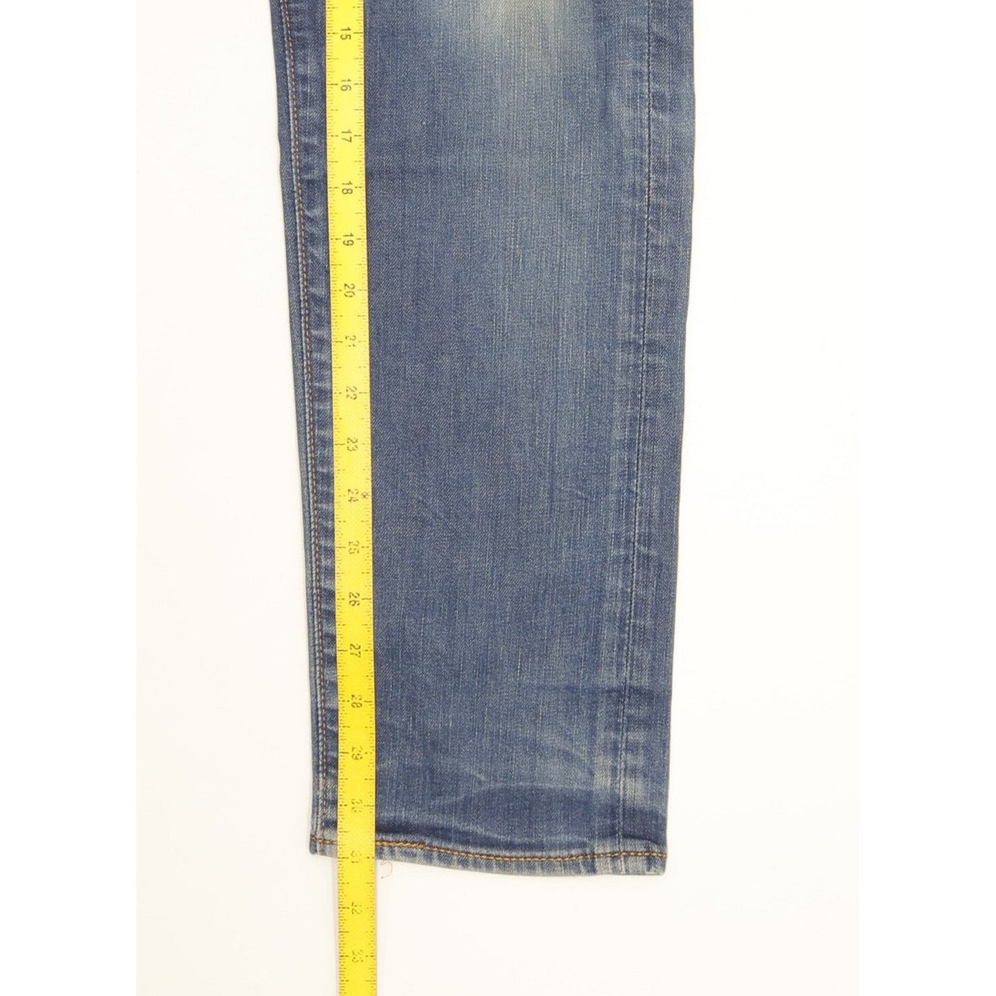 Levi's 508 Men Blue Straight Slim Stretch Jeans W33 L31