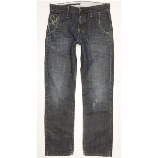 G-Star System Slacks Men Navy Straight Regular Jeans W31 L30