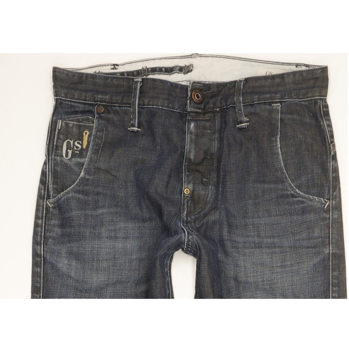 G-Star System Slacks Men Navy Straight Regular Jeans W31 L30