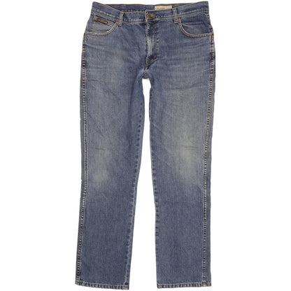 Wrangler Texas Men Blue Straight Regular Jeans W36 L33