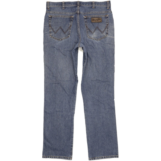 Wrangler Texas Men Blue Straight Regular Jeans W36 L33