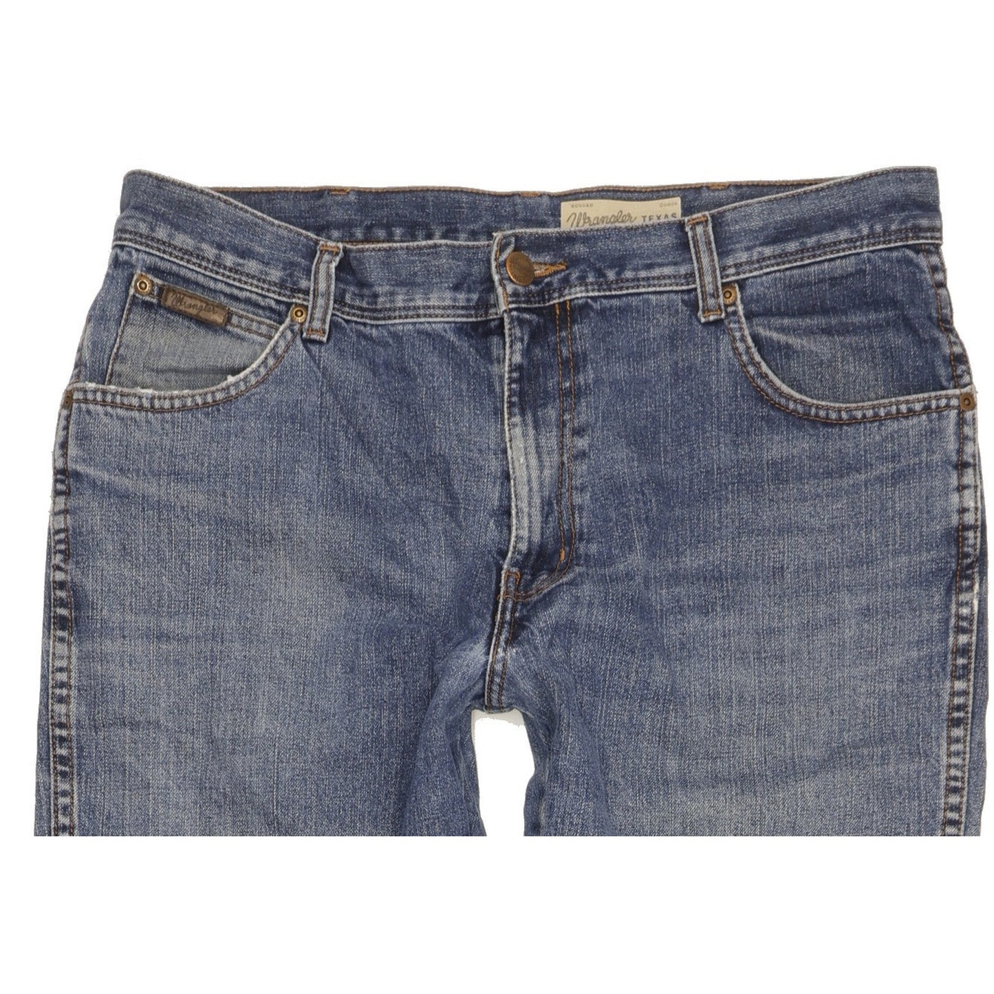 Wrangler Texas Men Blue Straight Regular Jeans W36 L33