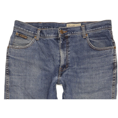 Wrangler Texas Men Blue Straight Regular Jeans W36 L33