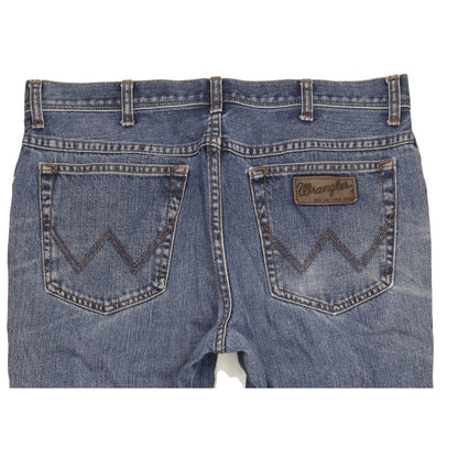 Wrangler Texas Men Blue Straight Regular Jeans W36 L33