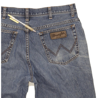 Wrangler Texas Men Blue Straight Regular Jeans W36 L33