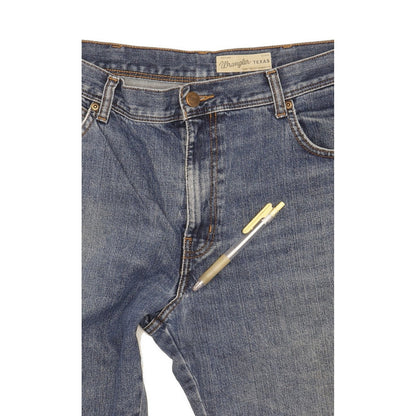 Wrangler Texas Men Blue Straight Regular Jeans W36 L33