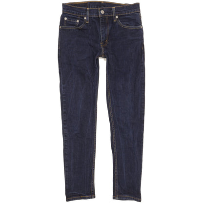 Levi's 512 Men Blue Tapered Slim Stretch Jeans W30 L28