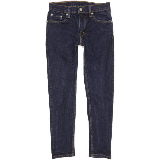 Levi's 512 Men Blue Tapered Slim Stretch Jeans W30 L28