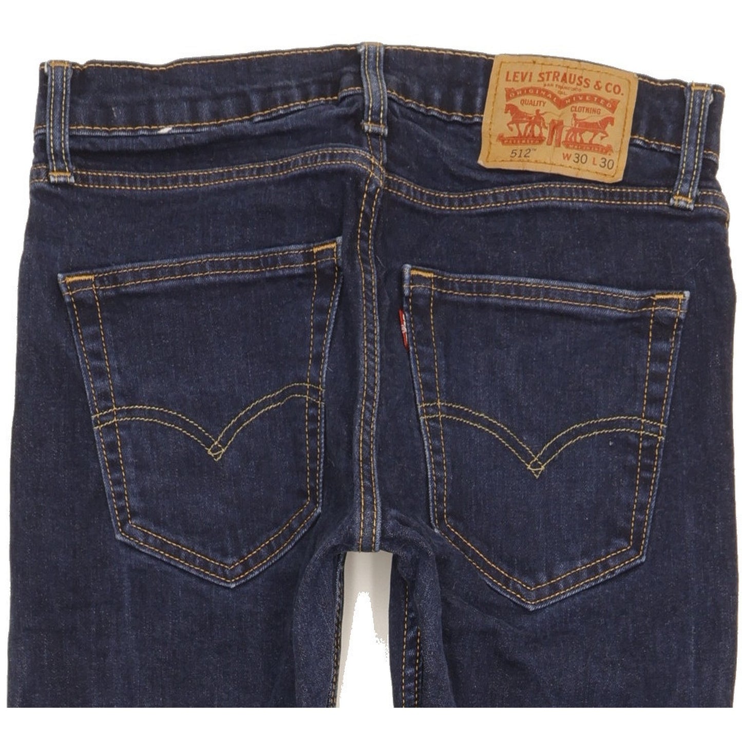 Levi's 512 Men Blue Tapered Slim Stretch Jeans W30 L28