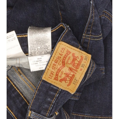 Levi's 512 Men Blue Tapered Slim Stretch Jeans W30 L28