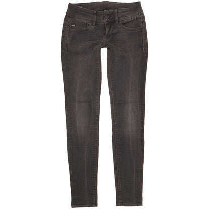 G-Star Lynn Women Grey Skinny Slim Stretch Jeans W26 L32