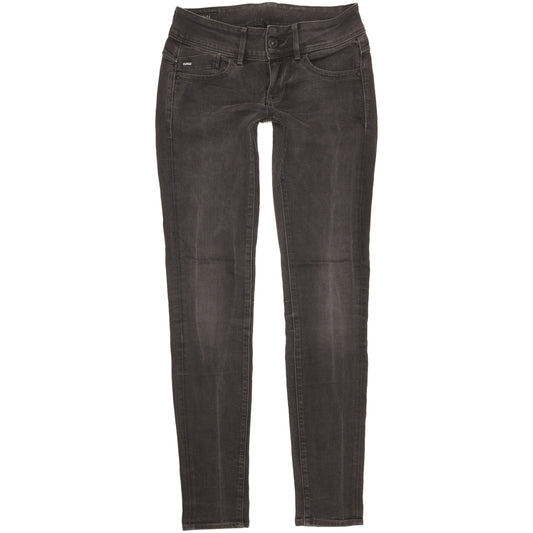 G-Star Lynn Women Grey Skinny Slim Stretch Jeans W26 L32