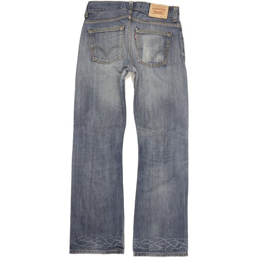 Levi's 512 Men Blue Bootcut Slim Jeans W32 L33