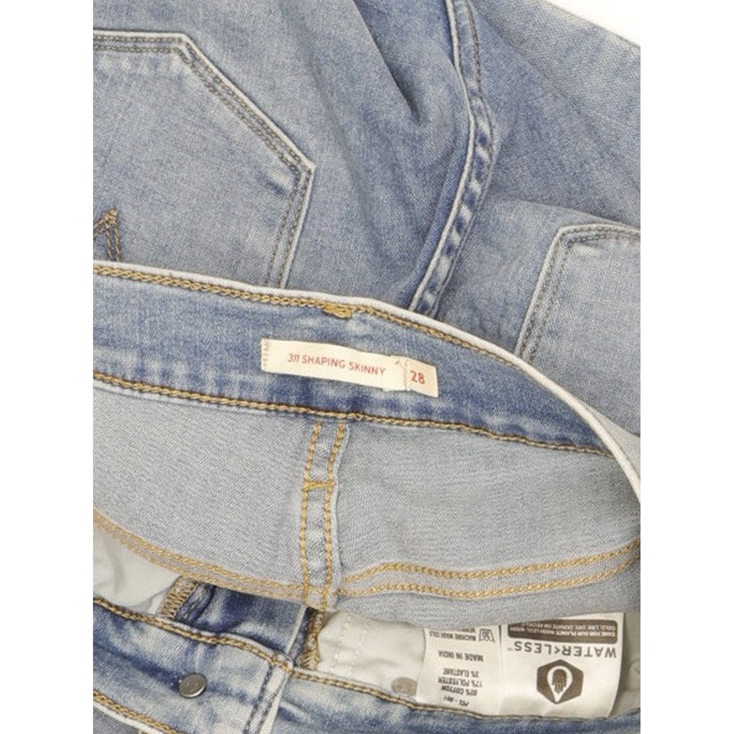 Levi's 311 Shaping Women Blue Skinny Slim Jeans W28 L27