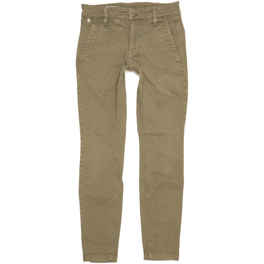 G-Star Men Green Skinny Slim Chino Stretch Jeans W29 L30
