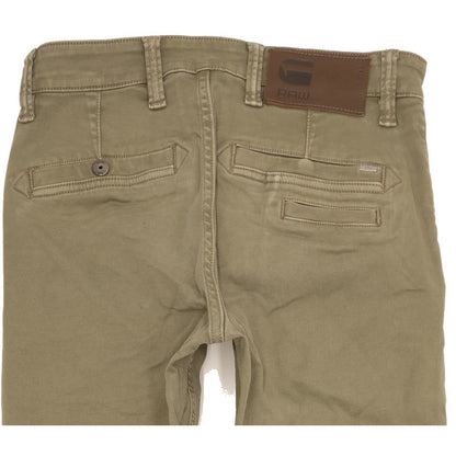 G-Star Men Green Skinny Slim Chino Stretch Jeans W29 L30