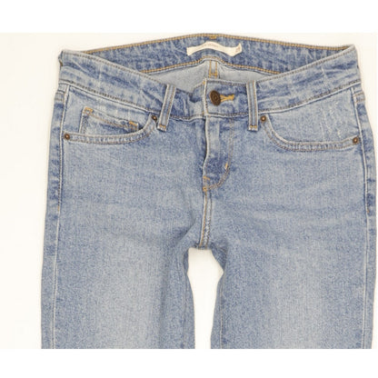 Levi's 711 Women Blue Skinny Slim Stretch Jeans W25 L32