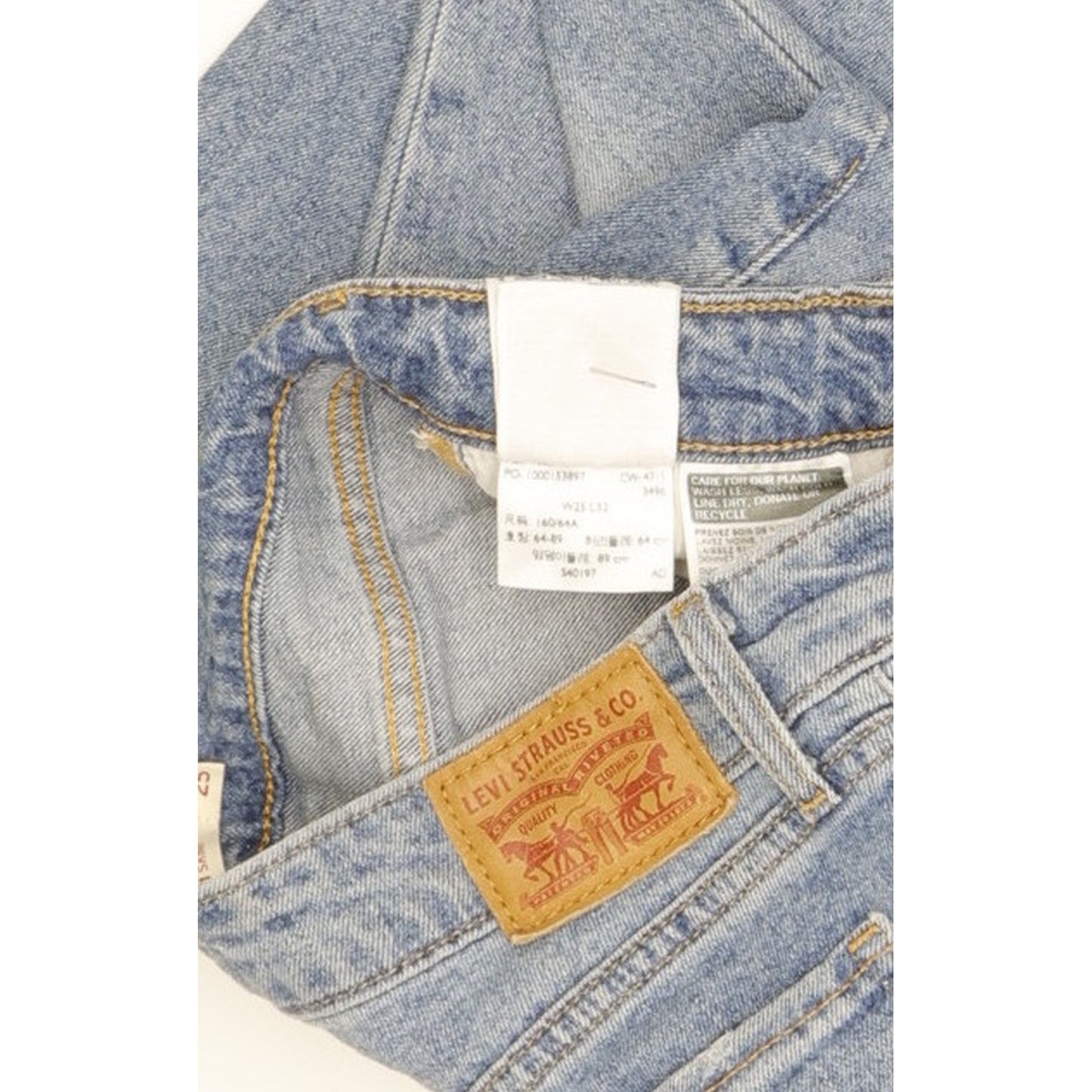 Levi's 711 Women Blue Skinny Slim Stretch Jeans W25 L32