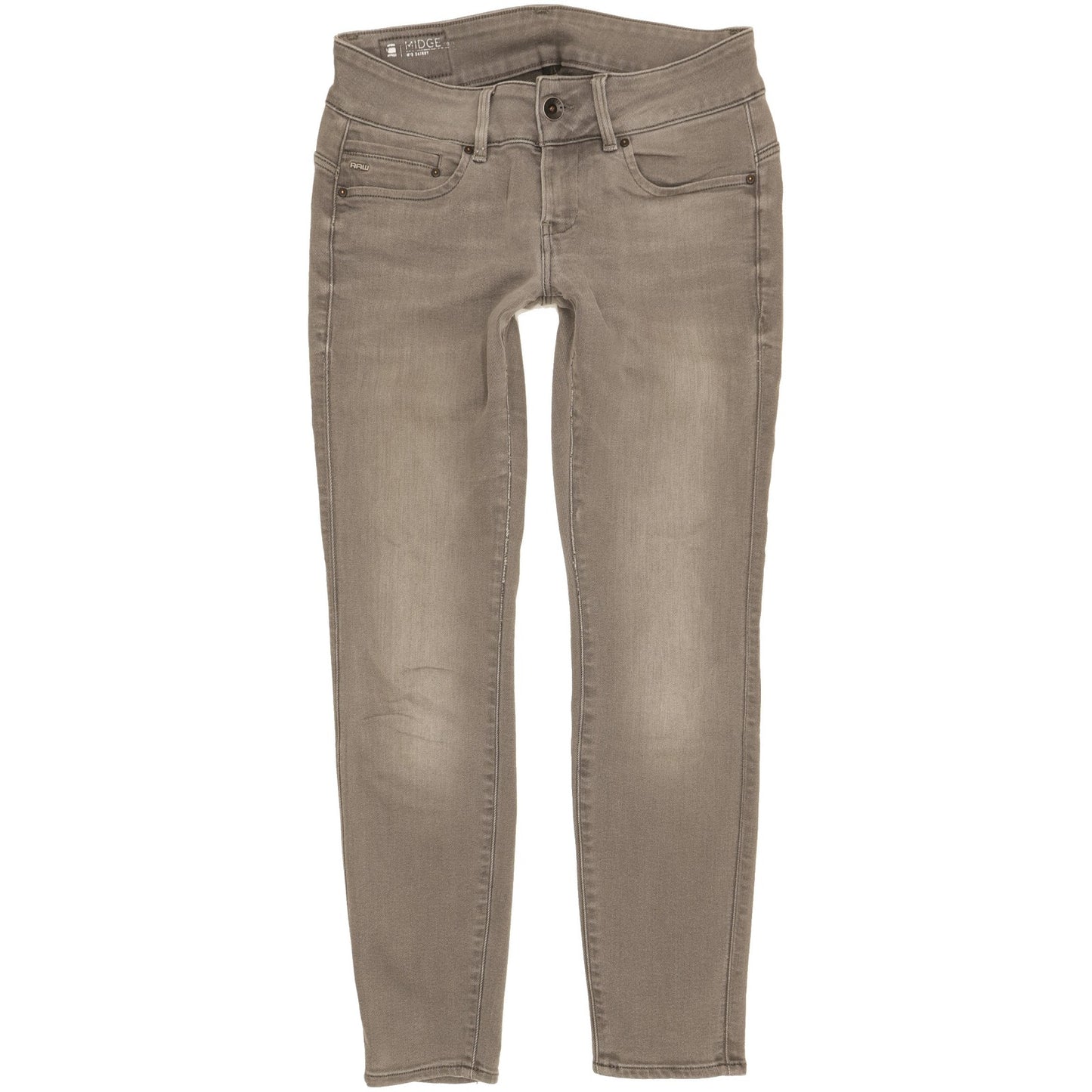 G-Star Midge Women Grey Skinny Slim Stretch Jeans W28 L28