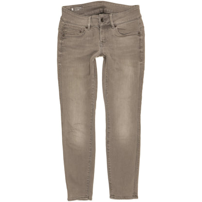 G-Star Midge Women Grey Skinny Slim Stretch Jeans W28 L28