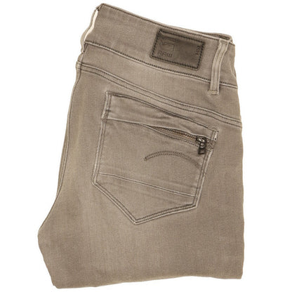 G-Star Midge Women Grey Skinny Slim Stretch Jeans W28 L28