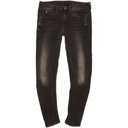G-Star Arc 3D Women Black Skinny Slim Boyfriend Stretch Jeans W26 L31