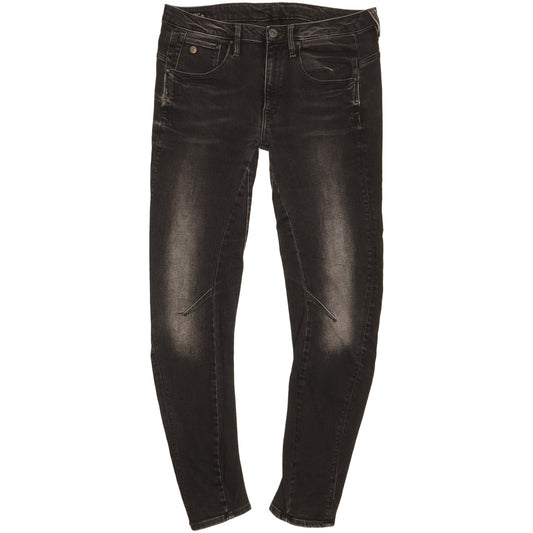 G-Star Arc 3D Women Black Skinny Slim Boyfriend Stretch Jeans W26 L31