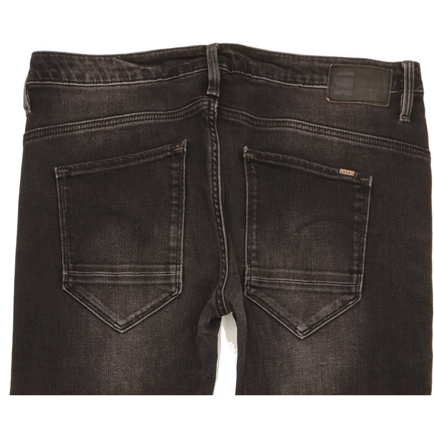 G-Star Arc 3D Women Black Skinny Slim Boyfriend Stretch Jeans W26 L31