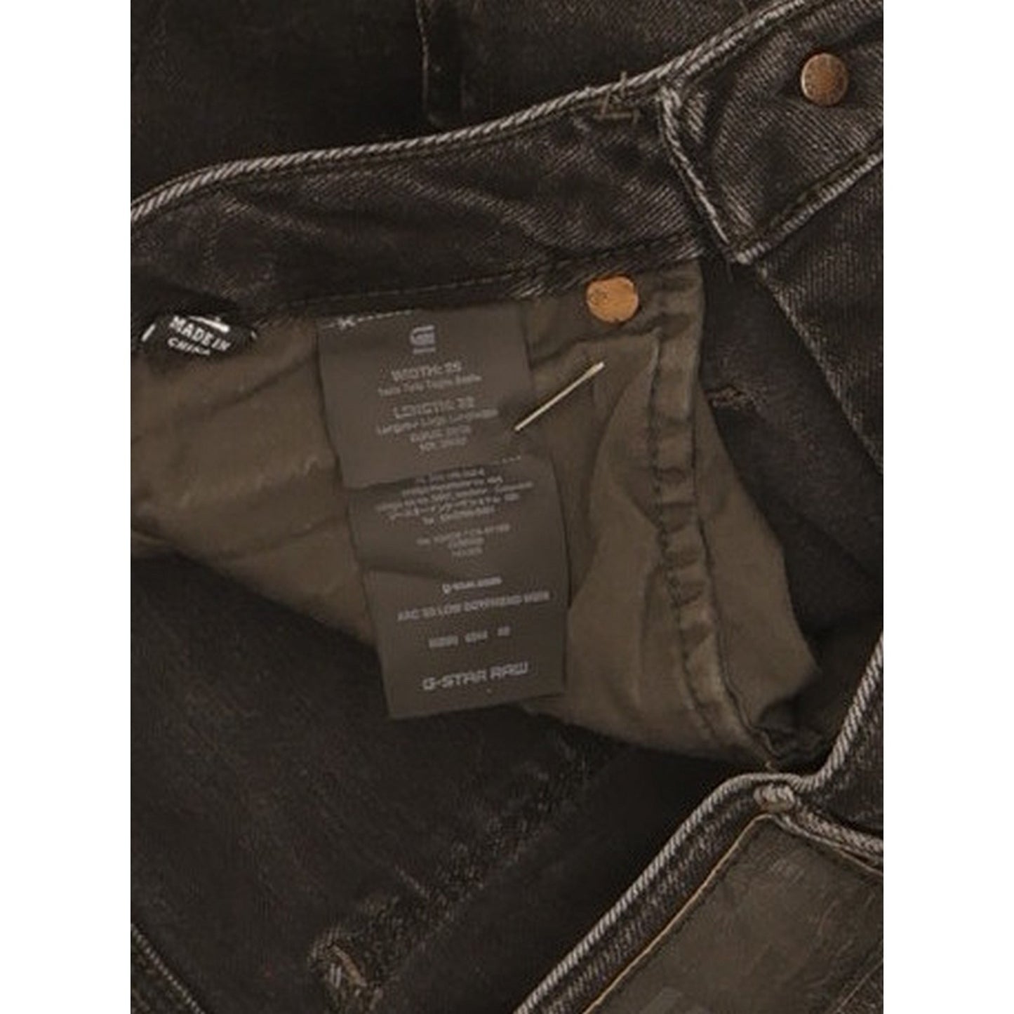 G-Star Arc 3D Women Black Skinny Slim Boyfriend Stretch Jeans W26 L31