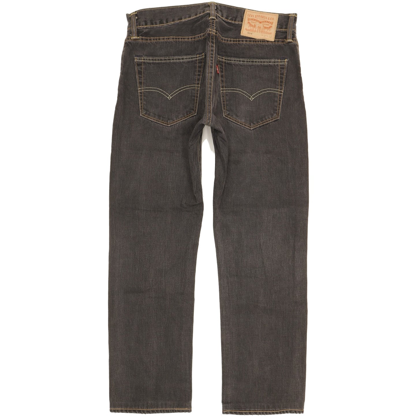 Levi's 504 Men Grey Straight Regular Jeans W31 L28
