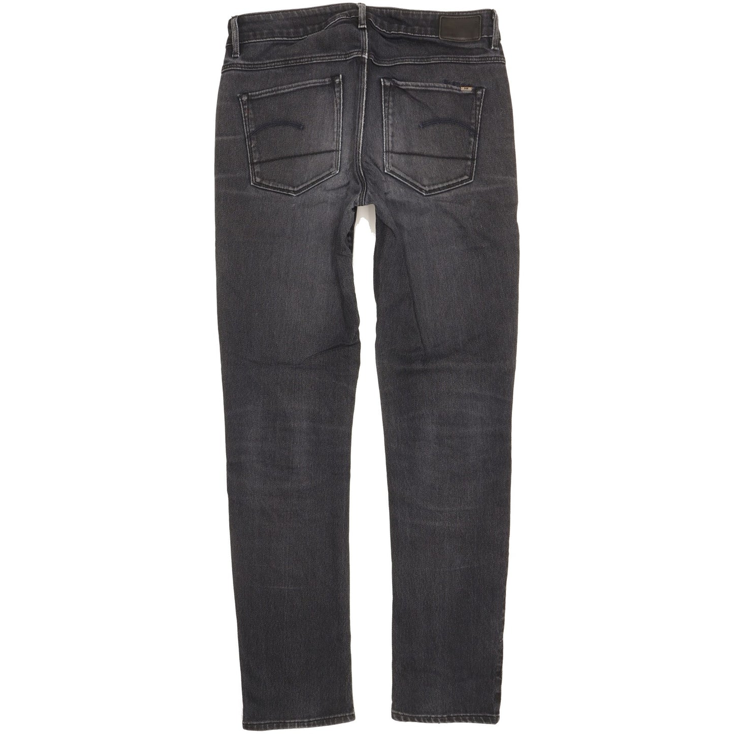 G-Star 3301 Women Black Straight Slim Jeans W28 L31