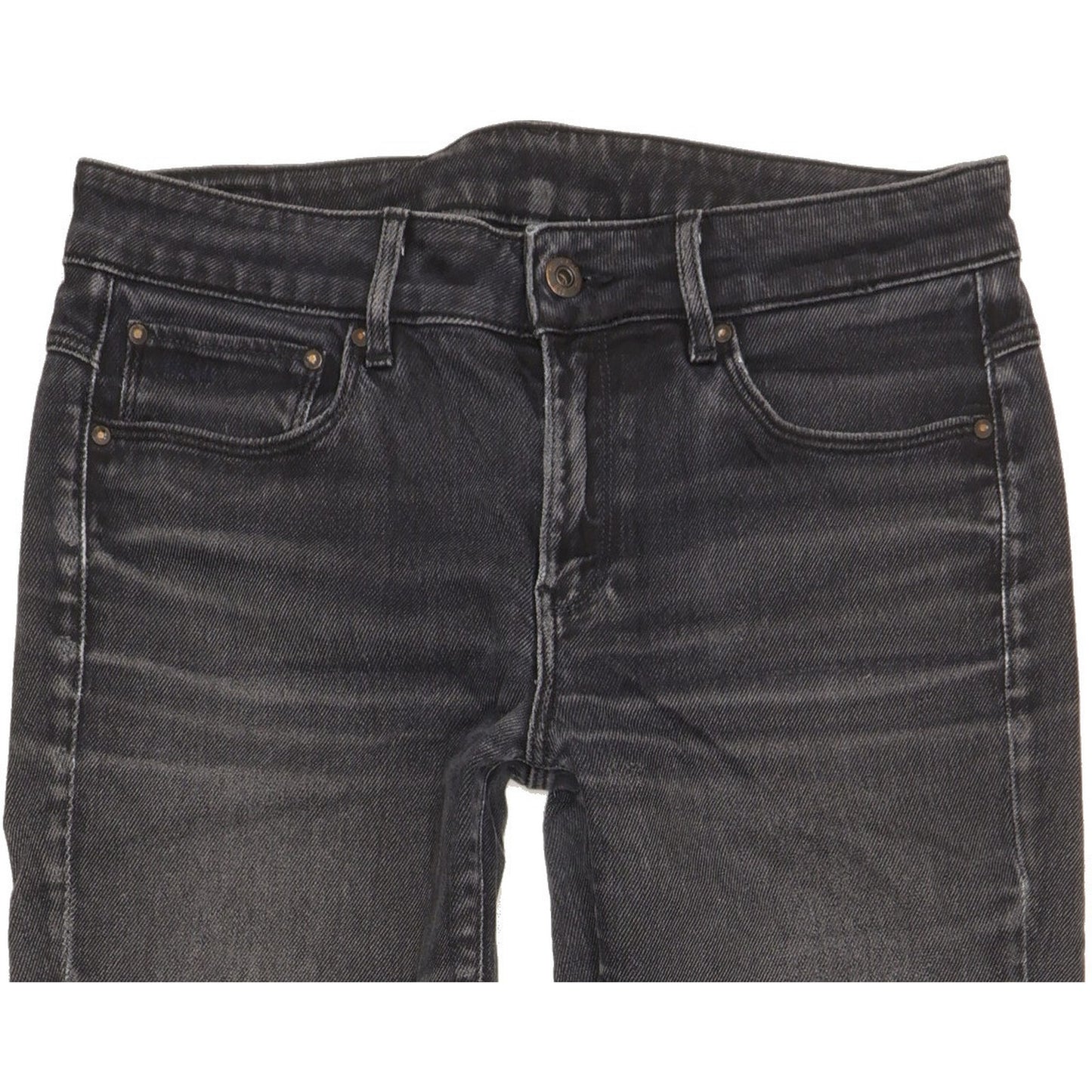 G-Star 3301 Women Black Straight Slim Jeans W28 L31