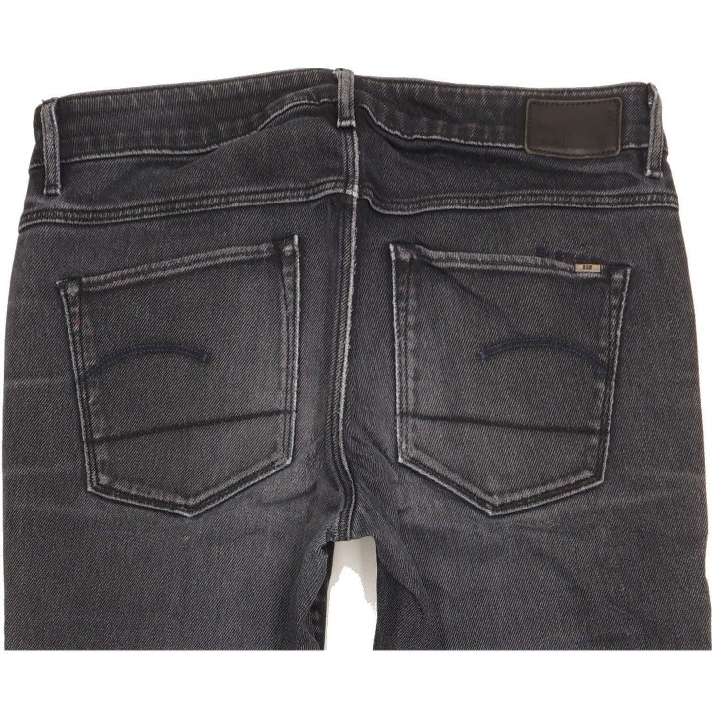 G-Star 3301 Women Black Straight Slim Jeans W28 L31