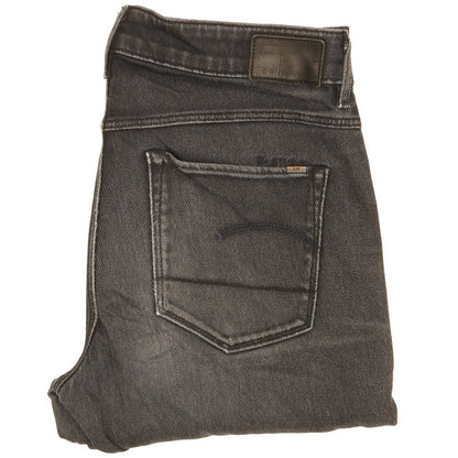 G-Star 3301 Women Black Straight Slim Jeans W28 L31