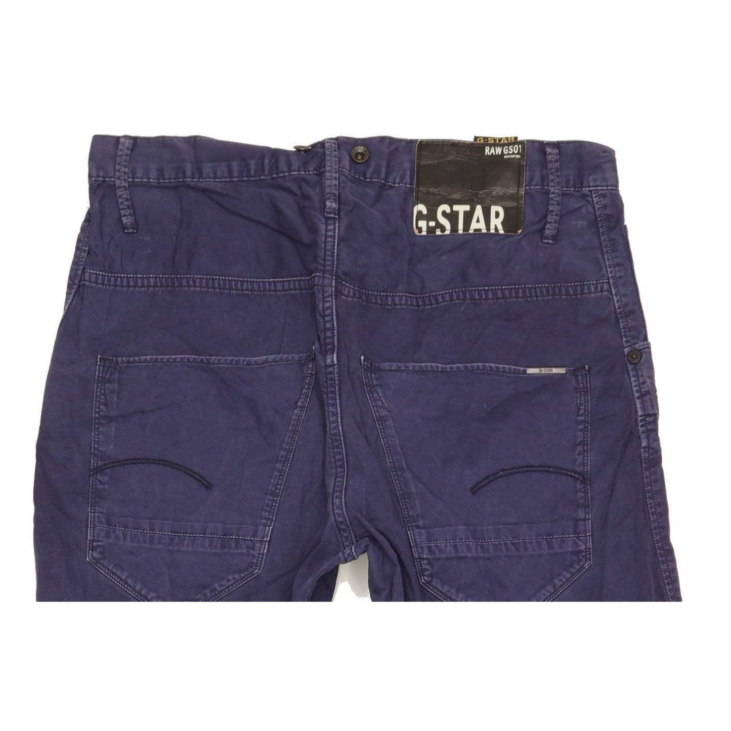 G-Star Men Blue Tapered Slim Stretch Jeans W30 L34