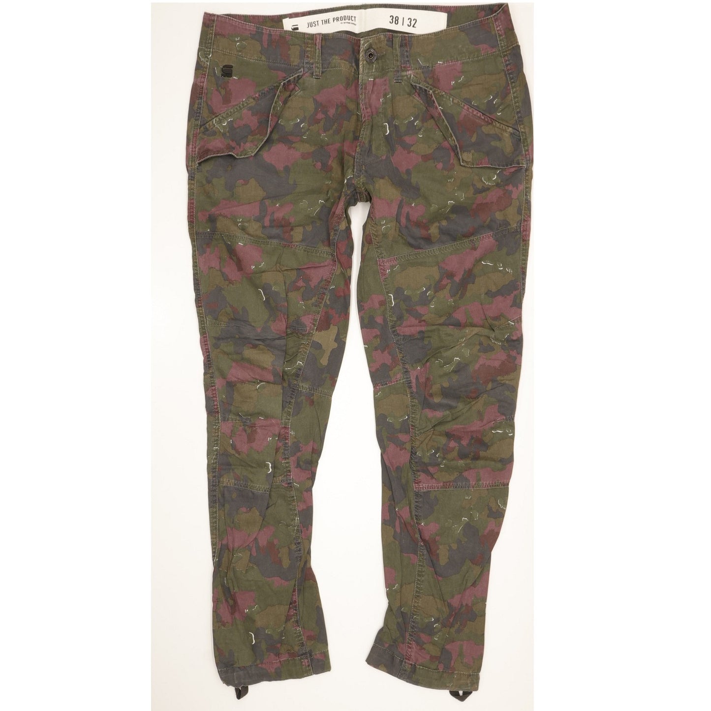 G-Star Rovic DC 3D Men Green Tapered Relaxed Jeans W38 L32