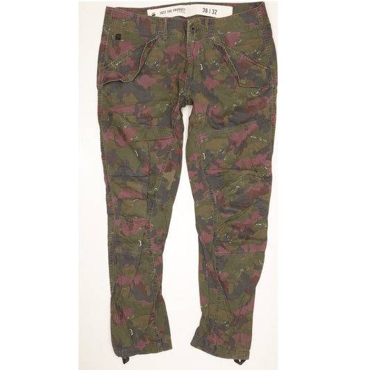 G-Star Rovic DC 3D Men Green Tapered Relaxed Jeans W38 L32