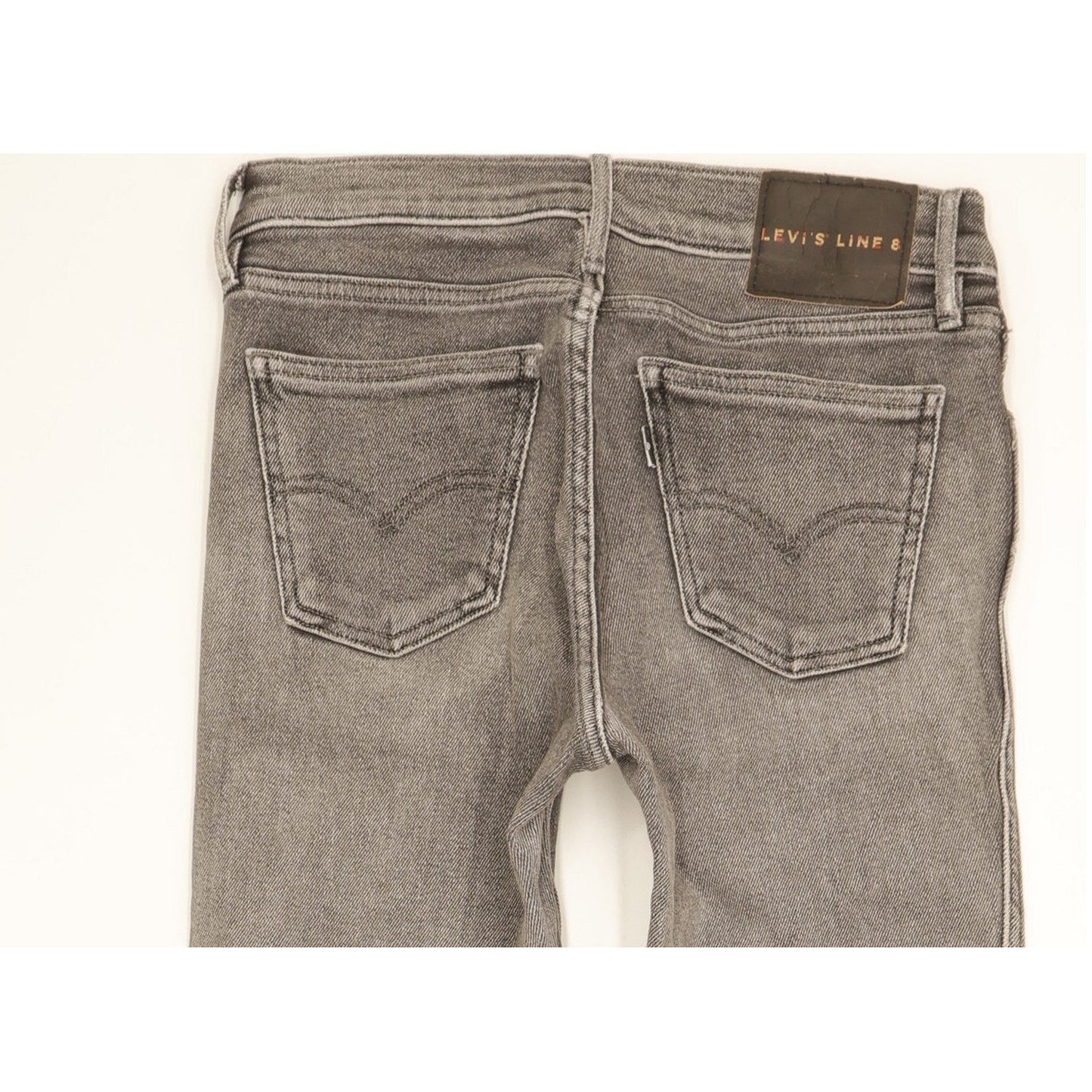 Levi's Line 8 Women Grey Skinny Slim Jeans W26 L29