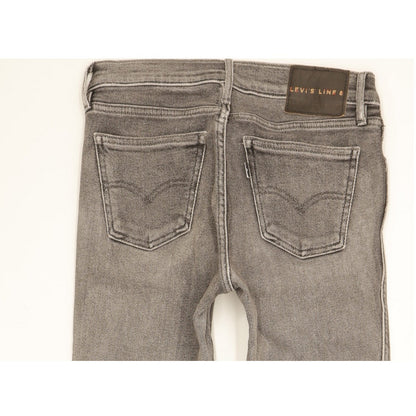 Levi's Line 8 Women Grey Skinny Slim Jeans W26 L29