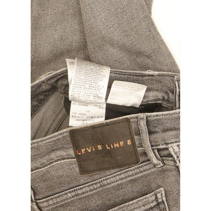 Levi's Line 8 Women Grey Skinny Slim Jeans W26 L29