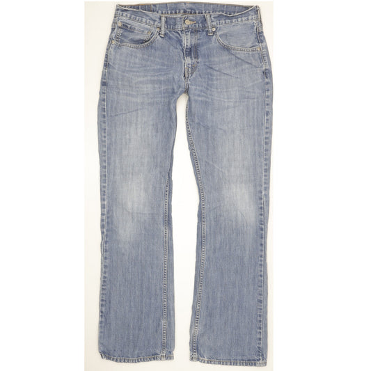 Levi's 527 Men Blue Bootcut Slim Jeans W34 L33