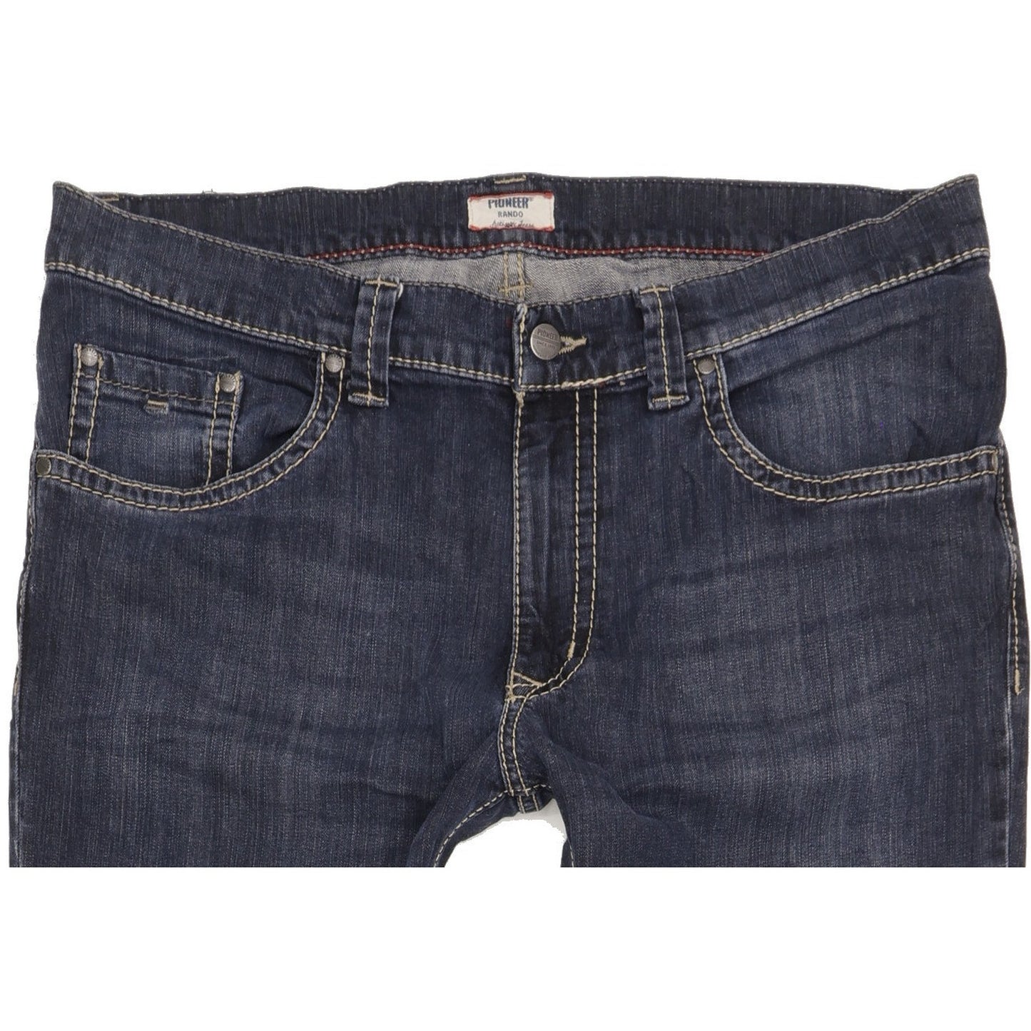 Pioneer Rando Men Blue Straight Regular Jeans W38 L34