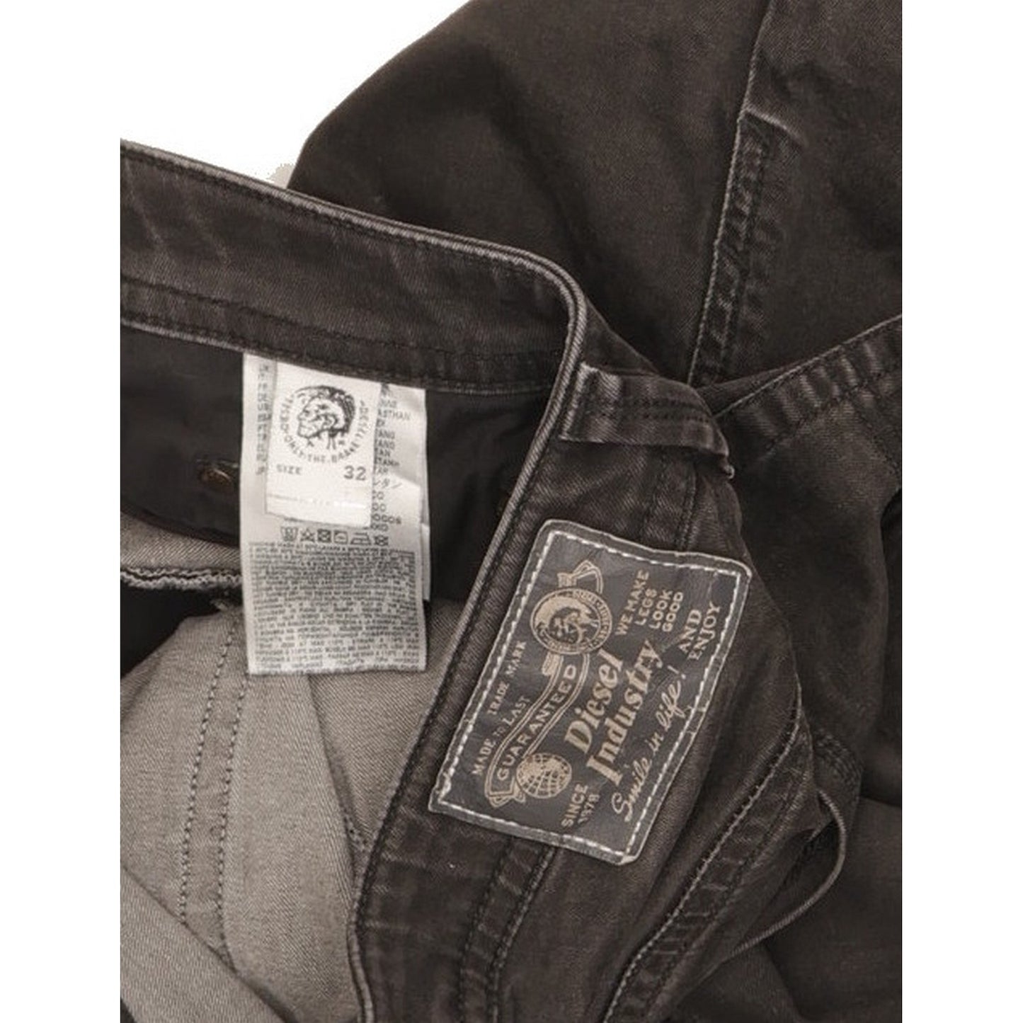 Diesel Thavar Men Black Skinny Slim Stretch Jeans W32 L32