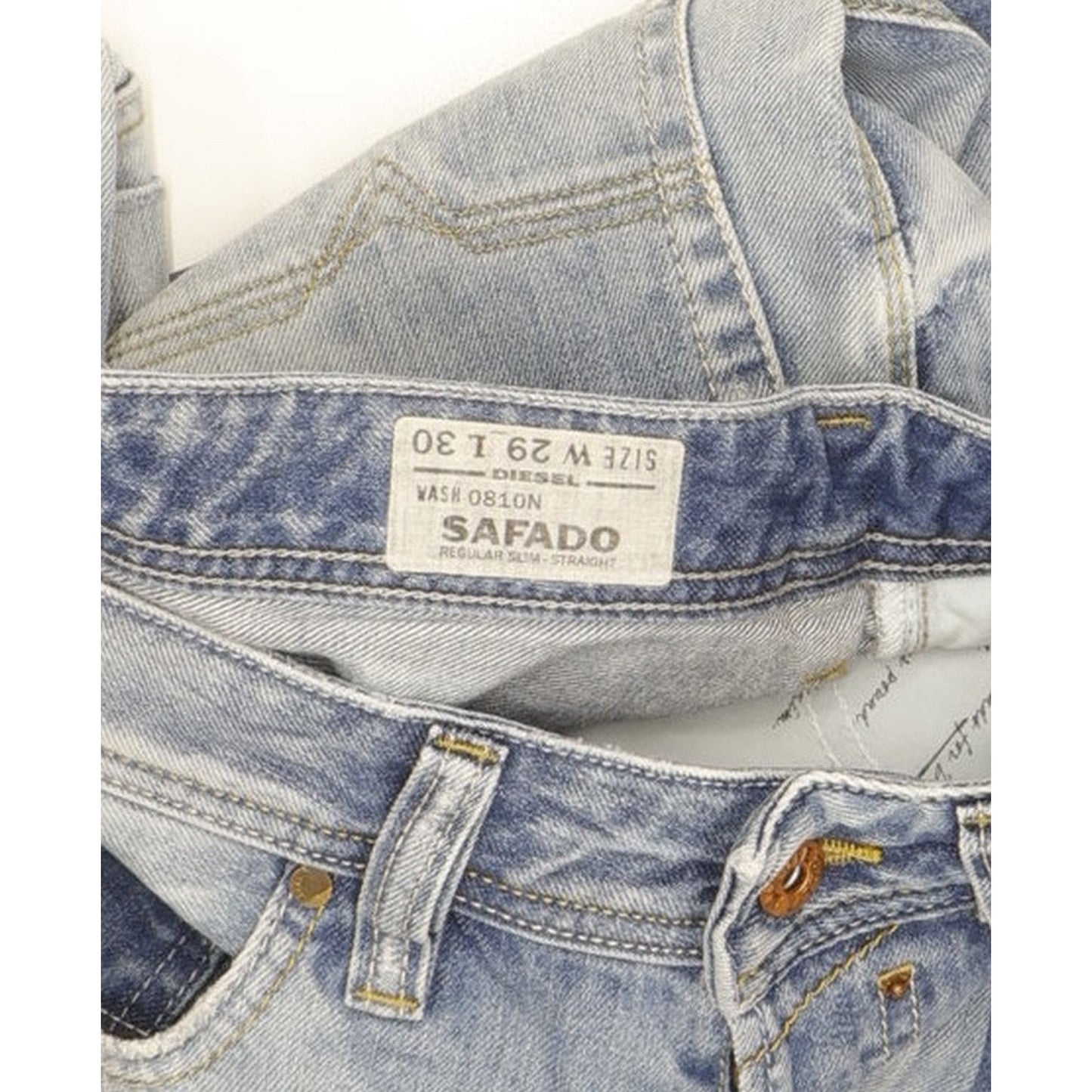 Diesel Safado Men Blue Straight Regular Jeans W29 L30