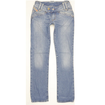 Diesel Moonie Women Blue Straight Slim Jeans W24 L29