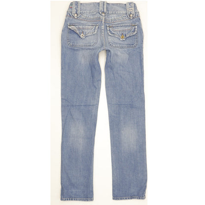 Diesel Moonie Women Blue Straight Slim Jeans W24 L29